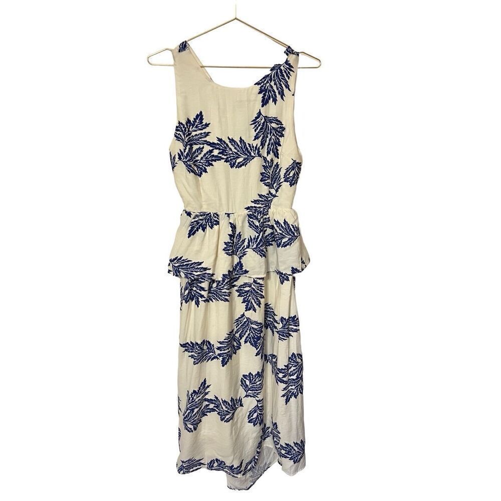 Anthropologie mo:vint floral maxi cottagecore dress sz S
